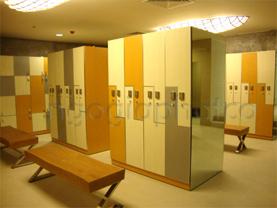 Thi công nội thất khu dịch vụ công trình phòng tập GYM Cressent Mall 5