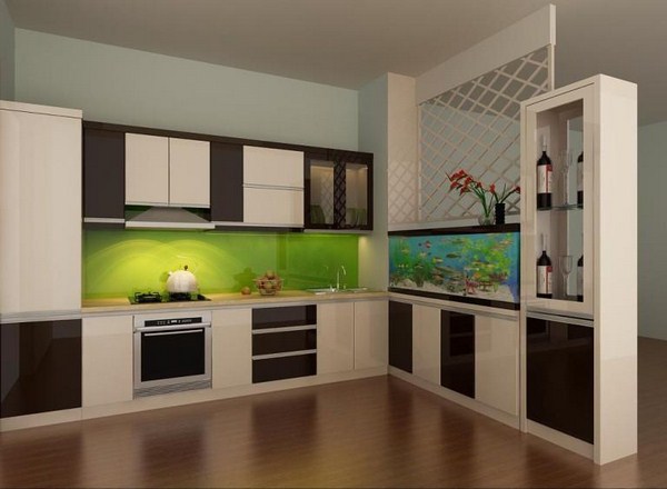 tủ bếp bằng gỗ gì tốt