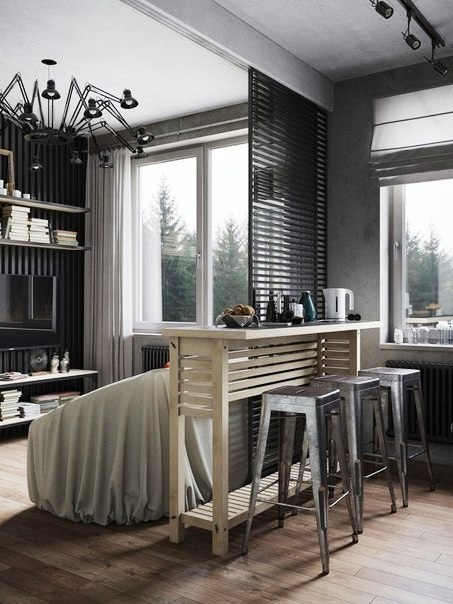 Bạn có thích thiết kế nội thất với gam màu tối?