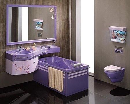 Những ý tưởng thiết kế nội thất hiện đại cho phòng tắm