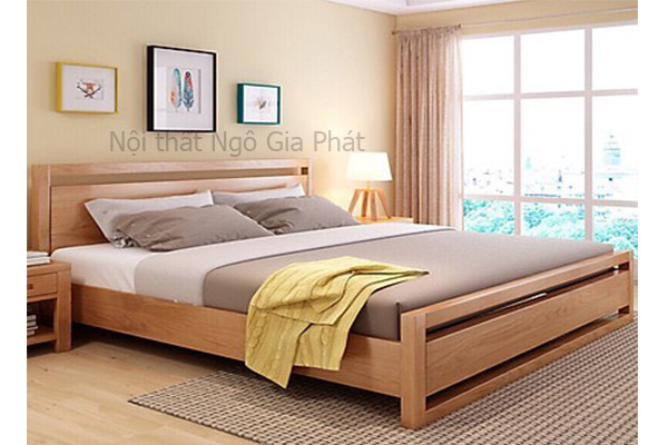 Mẫu giường ngủ gỗ đẹp giá rẻ