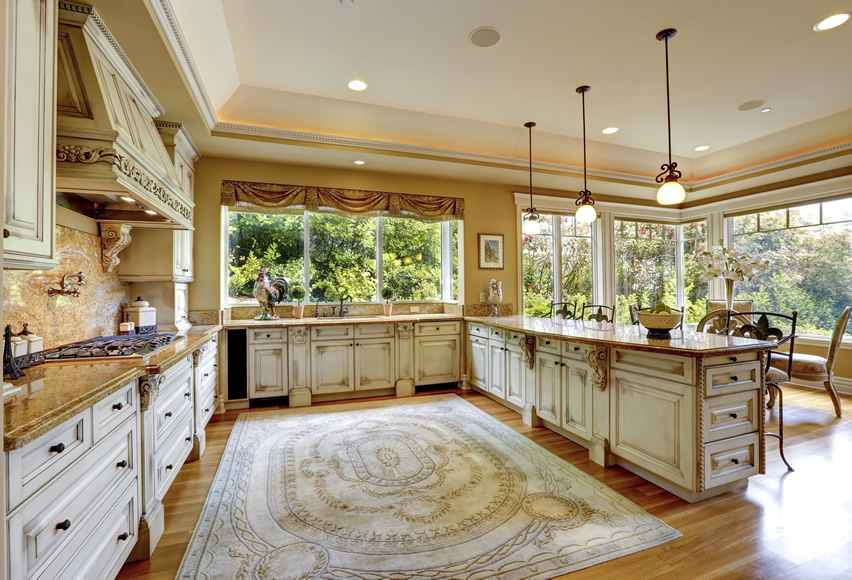 Tủ bếp châu Âu mang nhiều ưu điểm vượt trội cho không gian