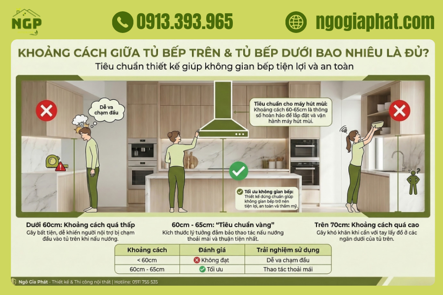 Kích Thước Bàn Bếp Chuẩn Cho Người Việt: Bí Quyết Nấu Nướng Không Mỏi 10 Kích Thước Bàn Bếp