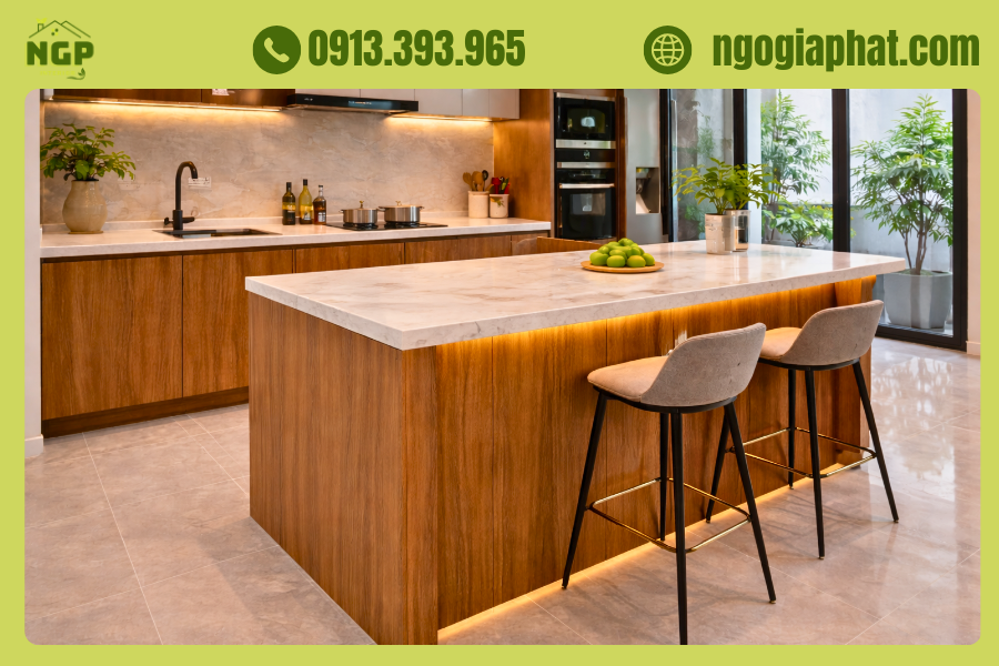 Kích Thước Bàn Bếp Chuẩn Cho Người Việt: Bí Quyết Nấu Nướng Không Mỏi 9 Kích Thước Bàn Bếp