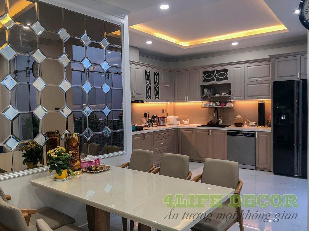 Mẫu Vách ốp tường đẹp, sang trọng