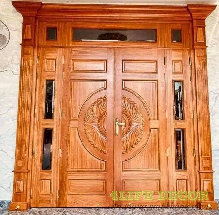 Nội thất cửa gỗ tự nhiên là loại cửa phổ biến và ưa dùng nhất hiện nay 4