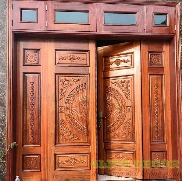 Nội thất cửa gỗ tự nhiên là loại cửa phổ biến và ưa dùng nhất hiện nay 1