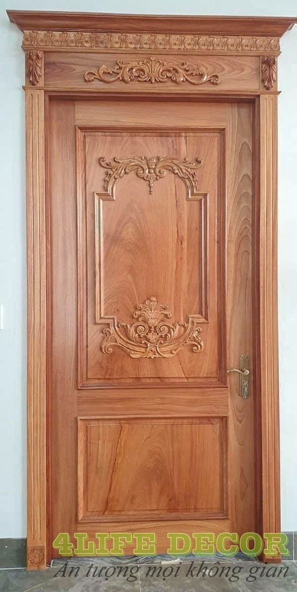 Nội thất cửa gỗ tự nhiên là loại cửa phổ biến và ưa dùng nhất hiện nay 6