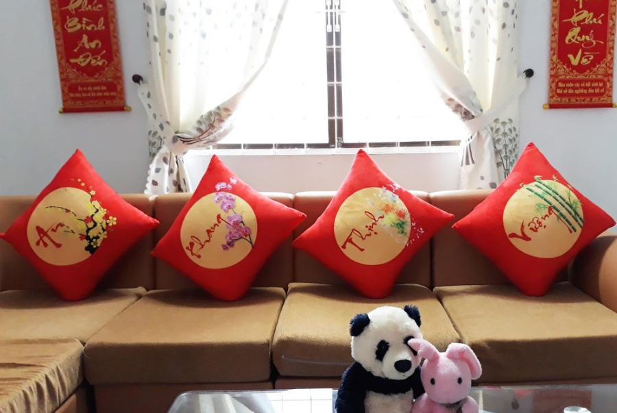 Trang trí nội thất đón Tết