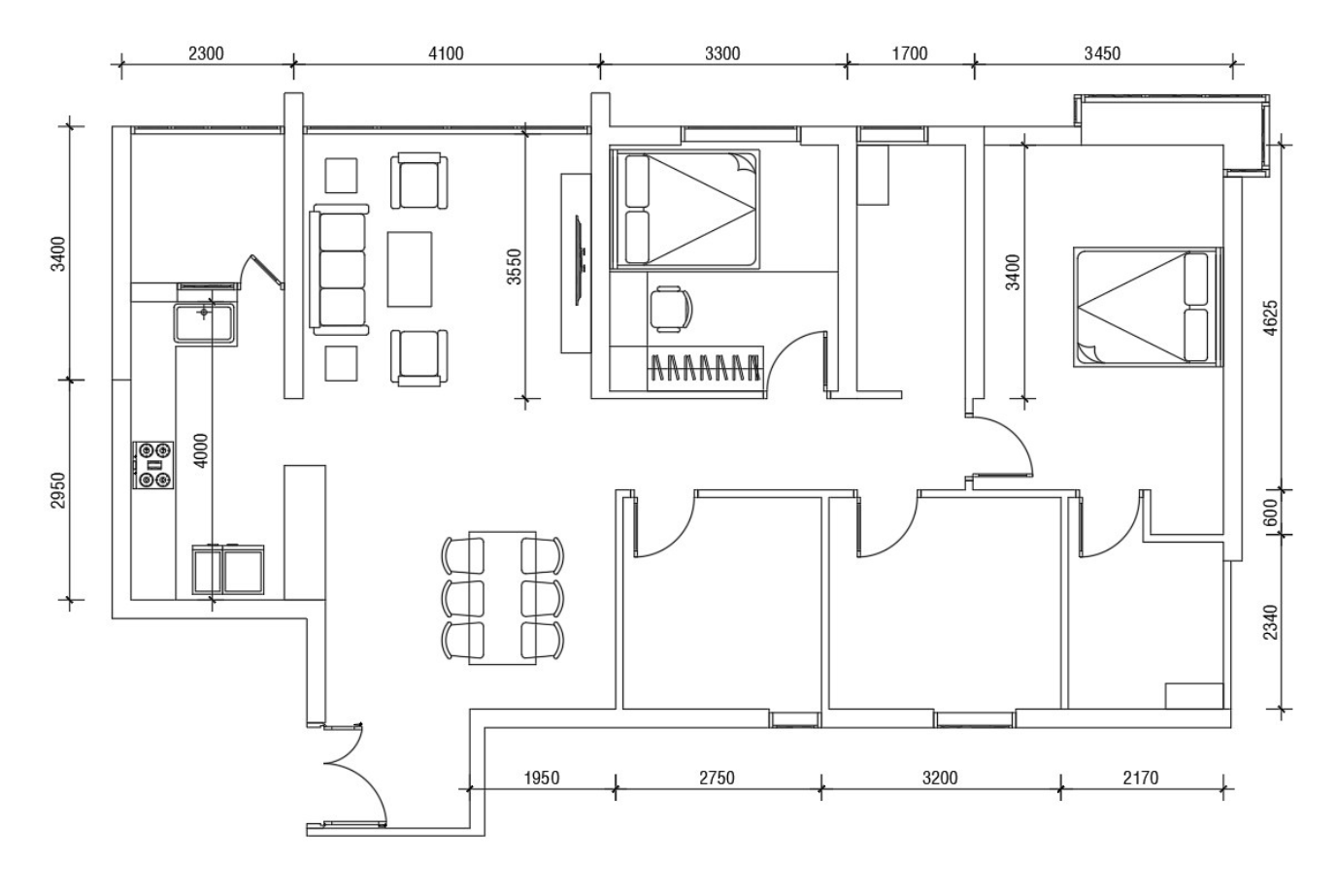 Bản vẽ mặt bằng thiết kế nội thất 