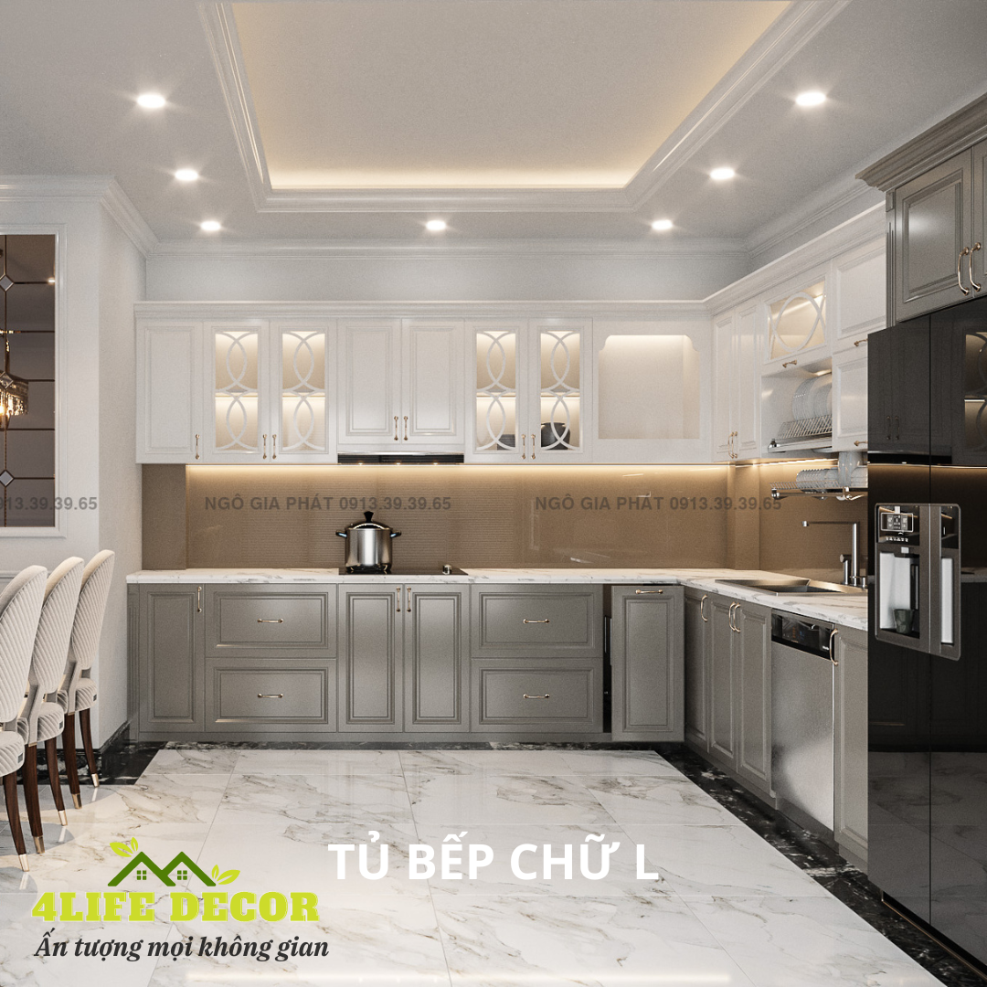 Thi công tủ bếp giá tốt