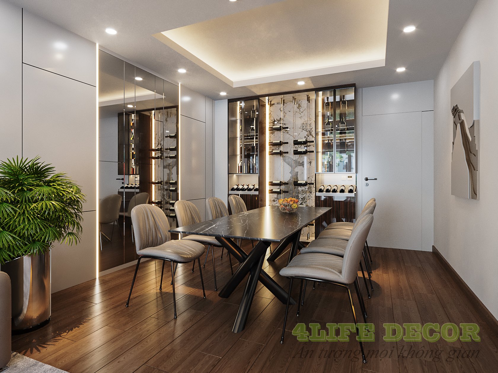 Thiết kế thi công nội thất nhà phố