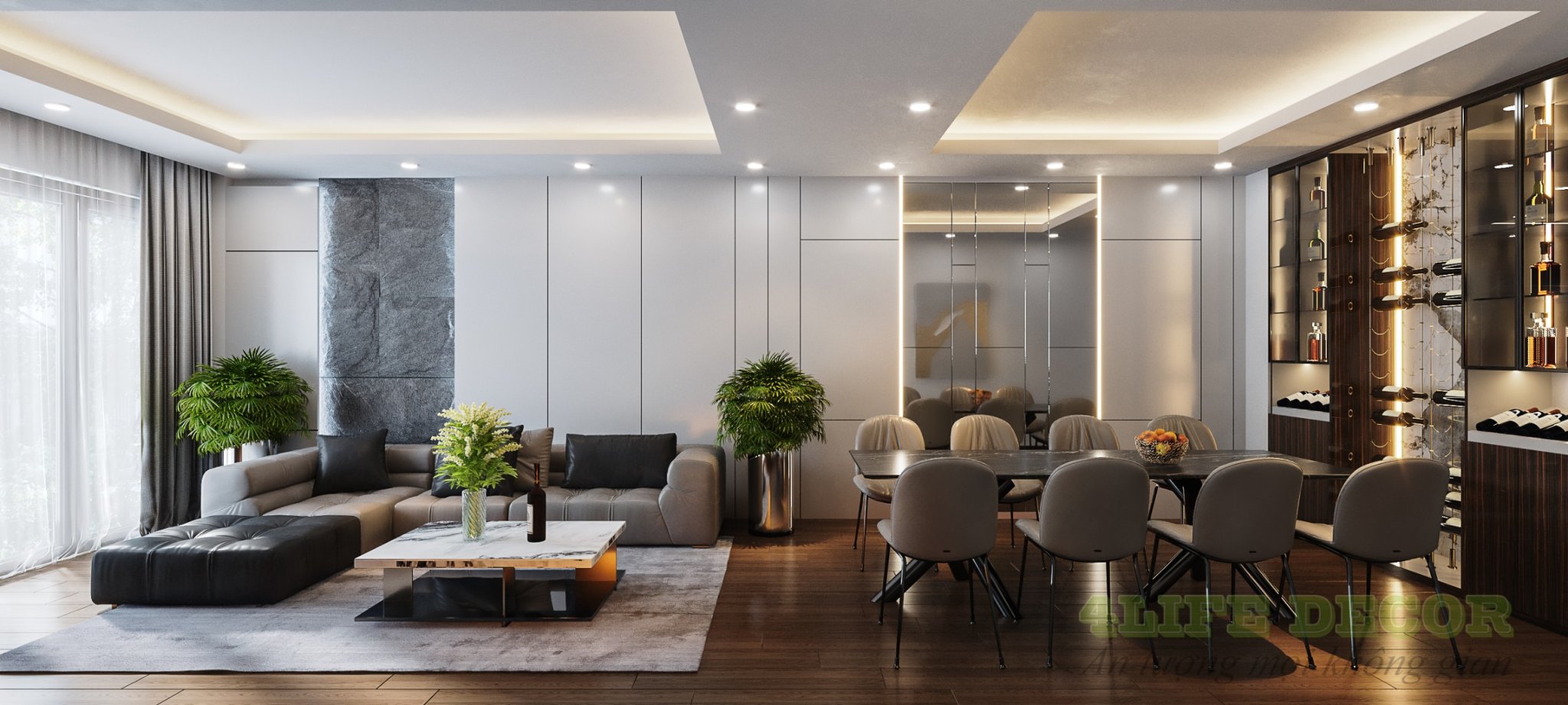 Thiết Kế Thi Công Nội Thất Nhà Phố – Anh Giang – Quận 6