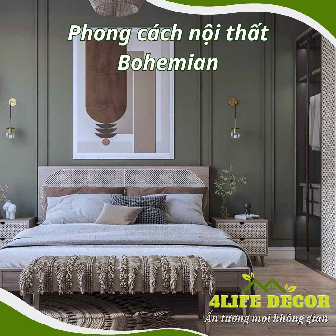 Phong cách thiết kế nội thất Bohemian