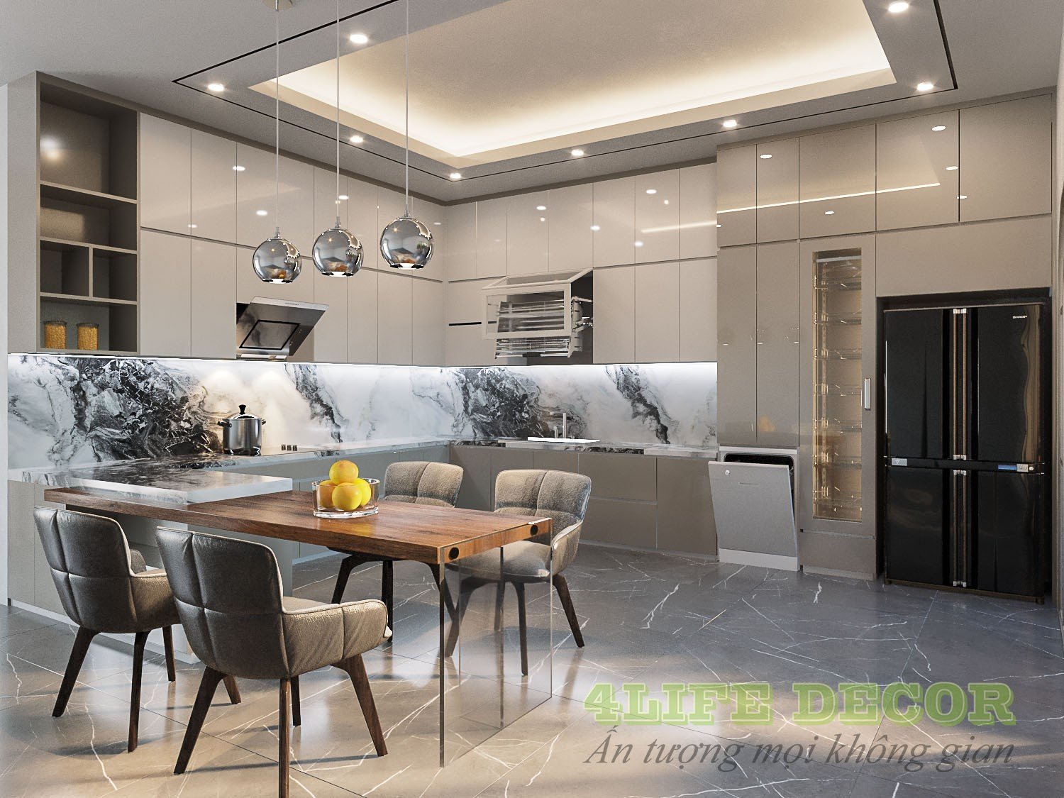 Tủ Bếp Phủ Melamine Hay Acrylic, Lựa Chọn Nào Phù Hợp?