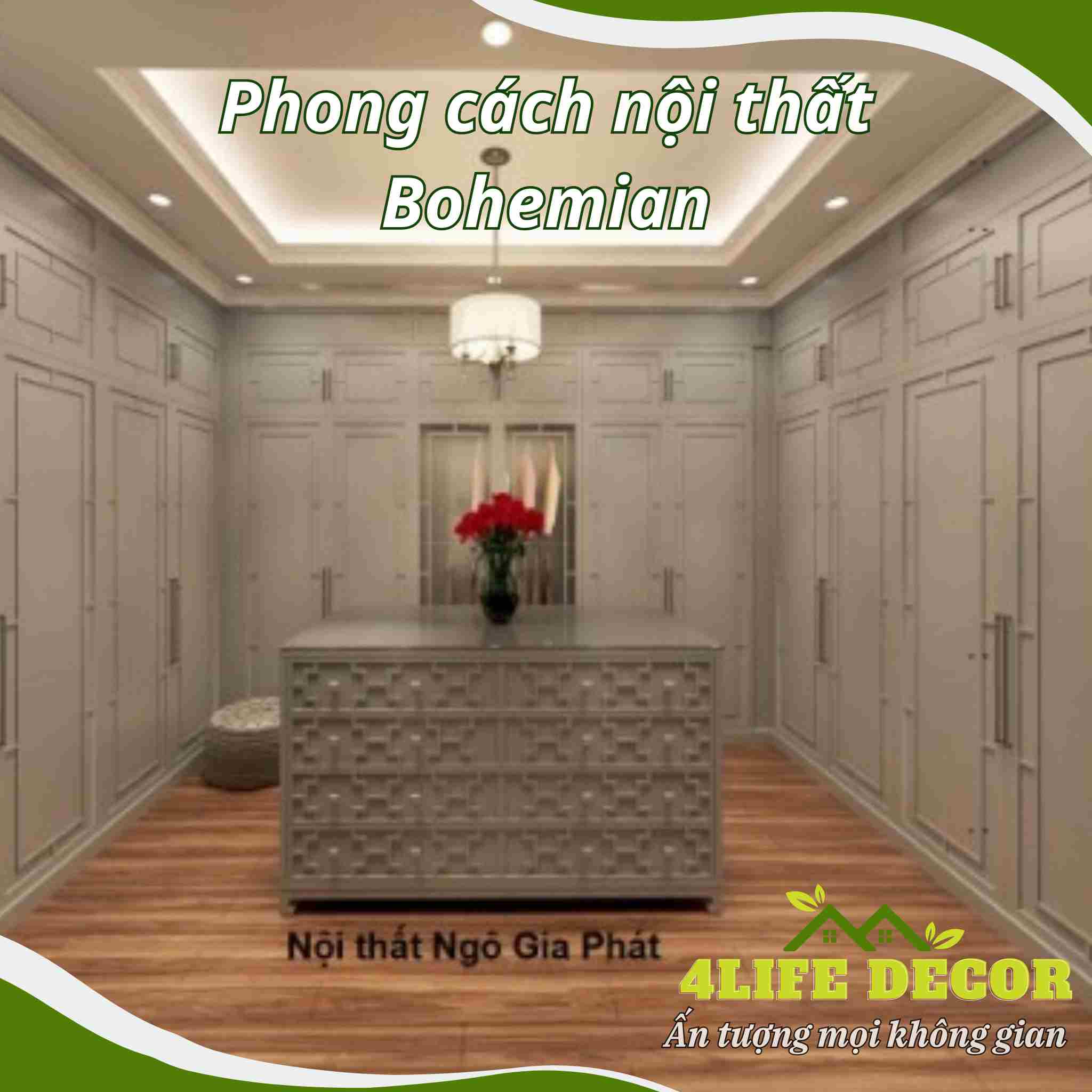 Phong cách thiết kế nội thất Bohemian 02