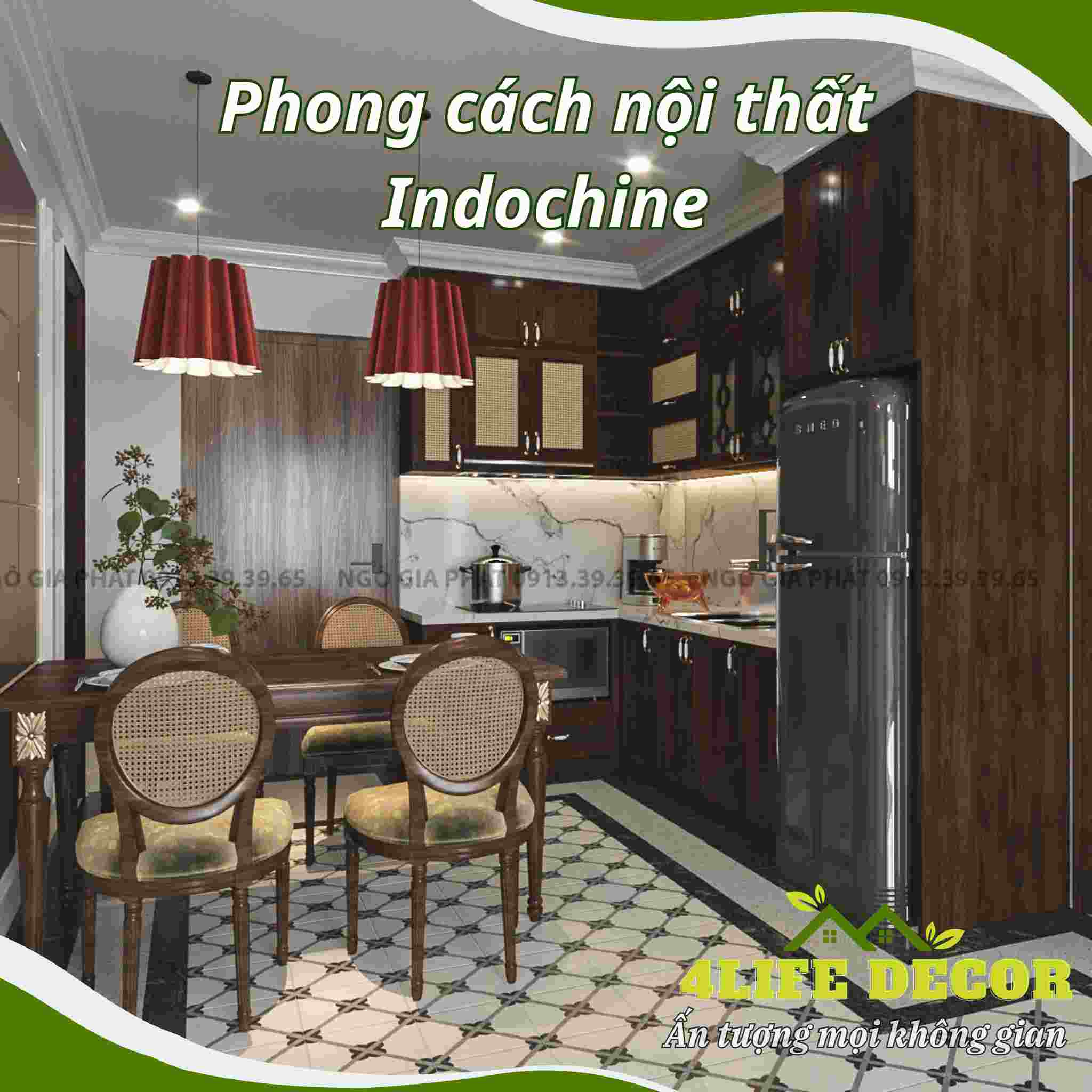 Phong cách thiết kế nội thất Indochine 02