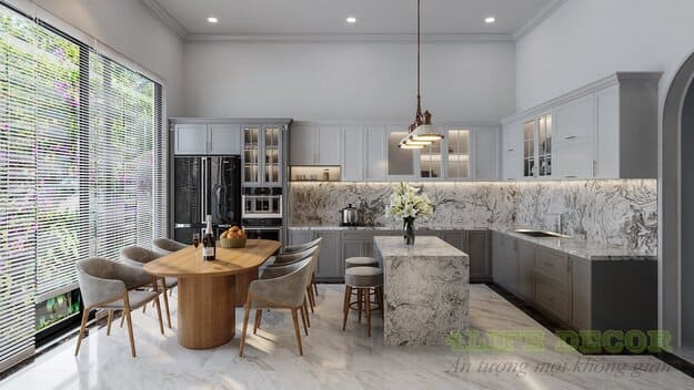 Tủ bếp Picomat đẹp, sang trọng 02