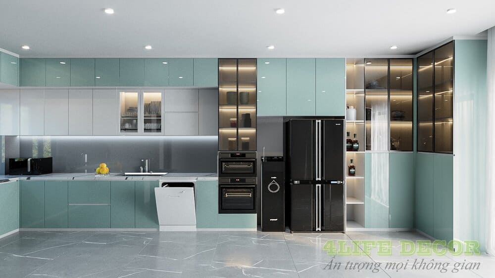 Tủ bếp Picomat đẹp, sang trọng 03