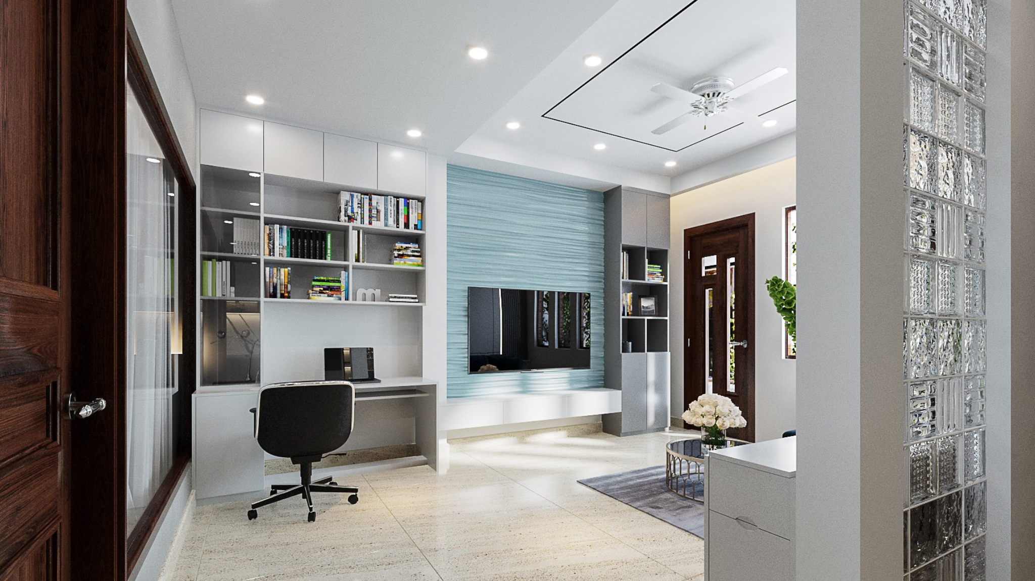 Thiết kế thi công nội thất phòng khách