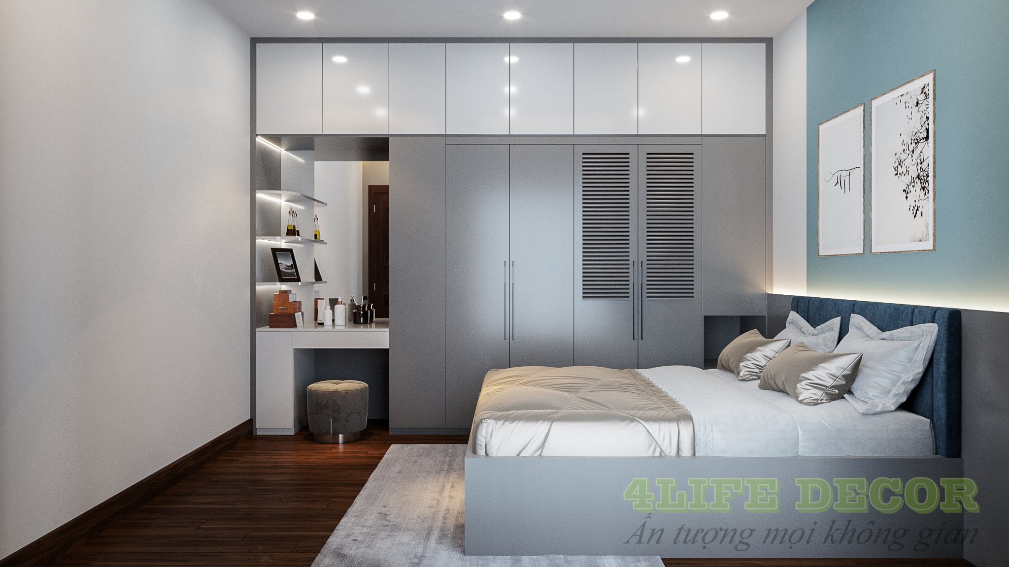 Thiết kế thi công nội thất phòng ngủ
