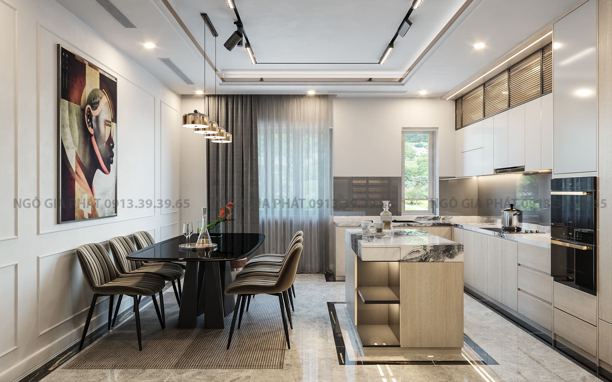 Mẫu bàn ăn kính cường lực