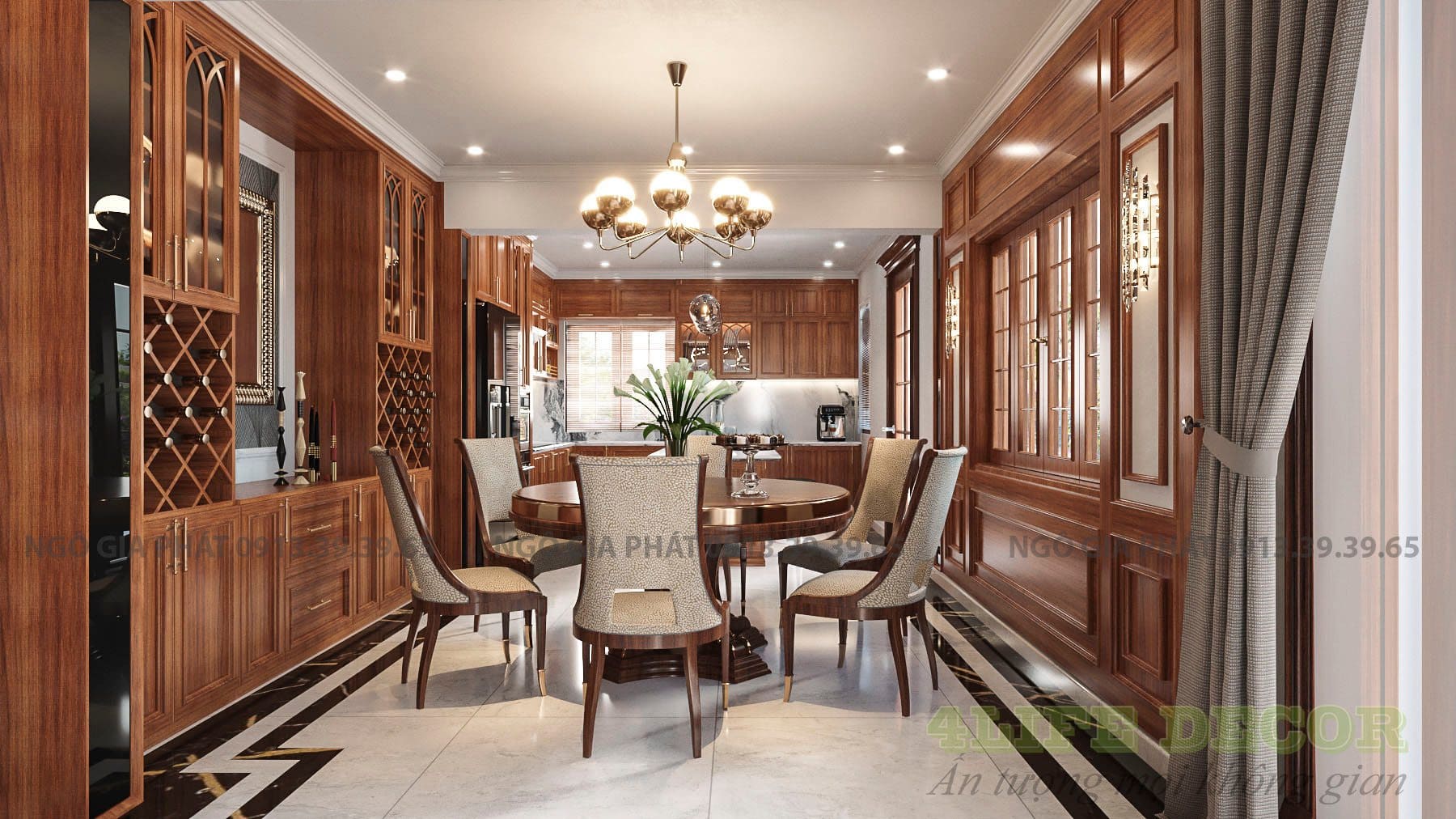 Mẫu bàn ăn tròn nhỏ gọn