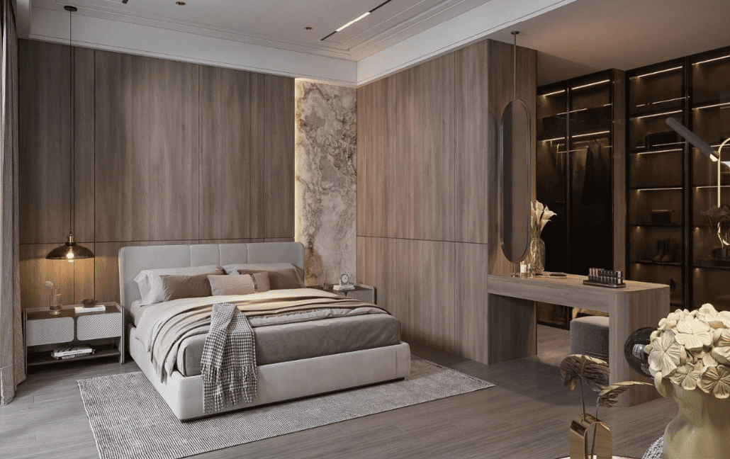 Mẫu thi công nội thất phòng ngủ bà