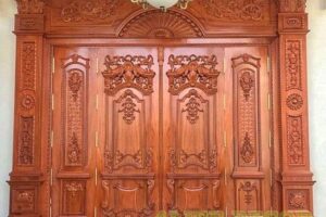 Cửa Gỗ 4 Cánh D074