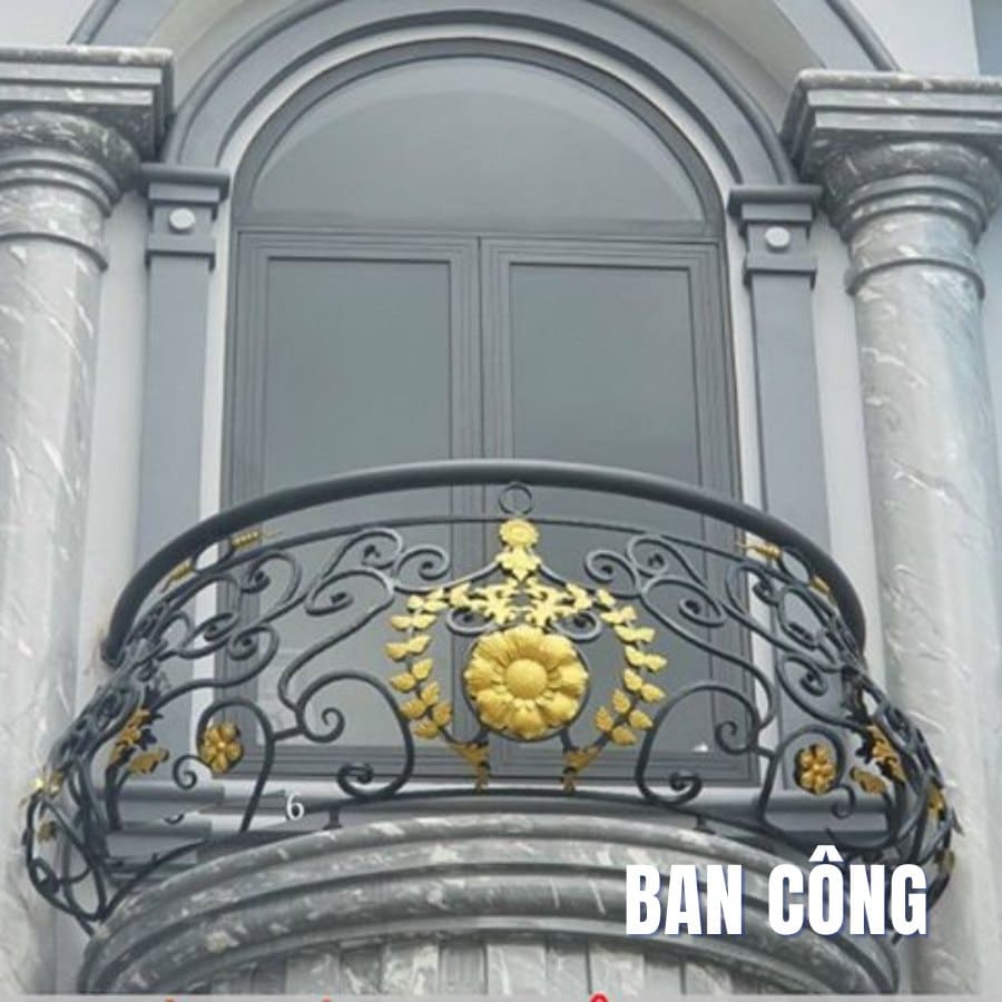 Mẫu trang trí ban công 01