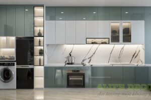 Tủ Bếp Acrylic đẹp TD113
