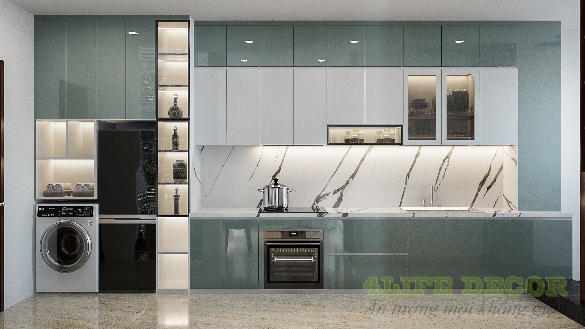 Mau Tu Bep Mdf Phu Acrylic Moi Nhat