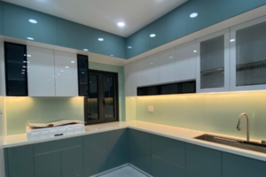 Tủ Bếp Acrylic Bóng Gương TB109