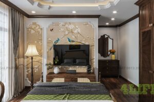 Tủ Kệ Tivi Phòng Ngủ Sang Trọng LF038