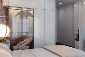 Tủ Quần áo Gỗ Cánh Acrylic WD053