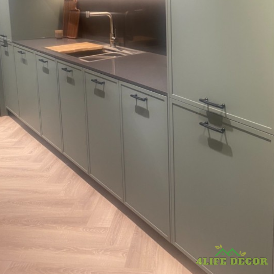 Ứng dụng vật liệu mới trong nội thất tủ bếp