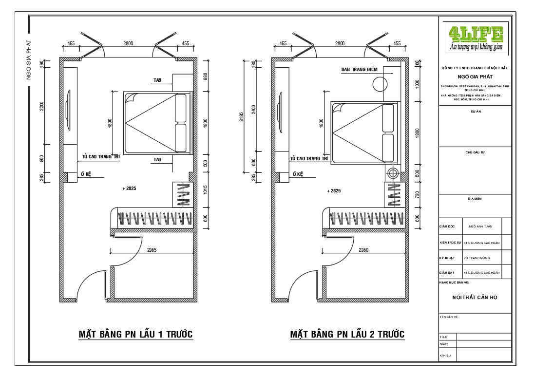 Thiết kế - Thi công nội thất Nhà phố Phan Sào Nam, Q. Tân Bình 1