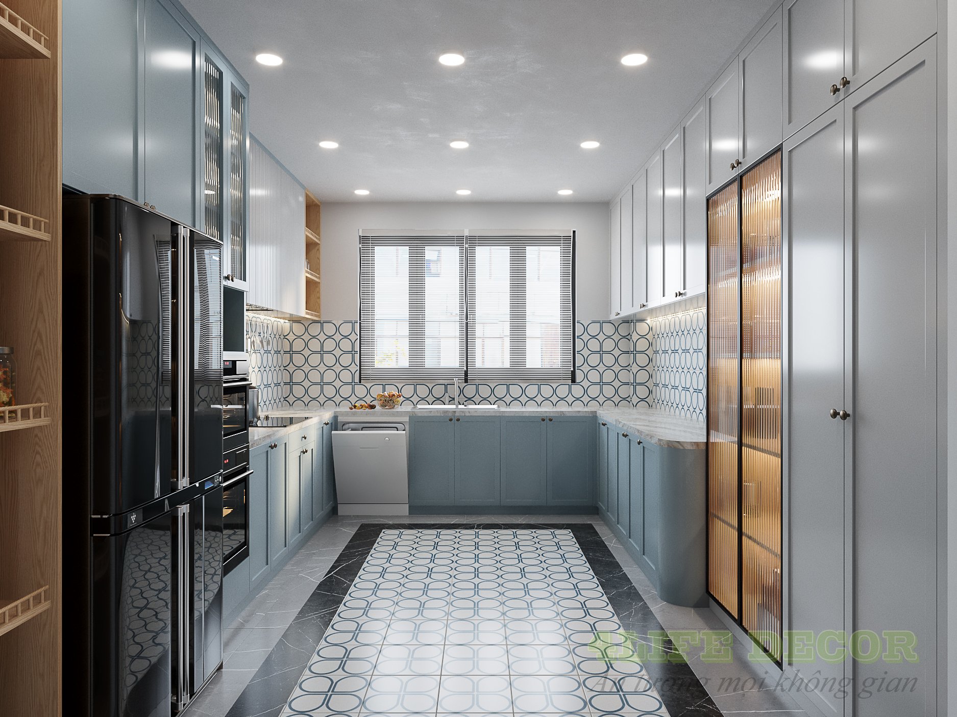 Tủ bếp Phan Sào Nam 3D