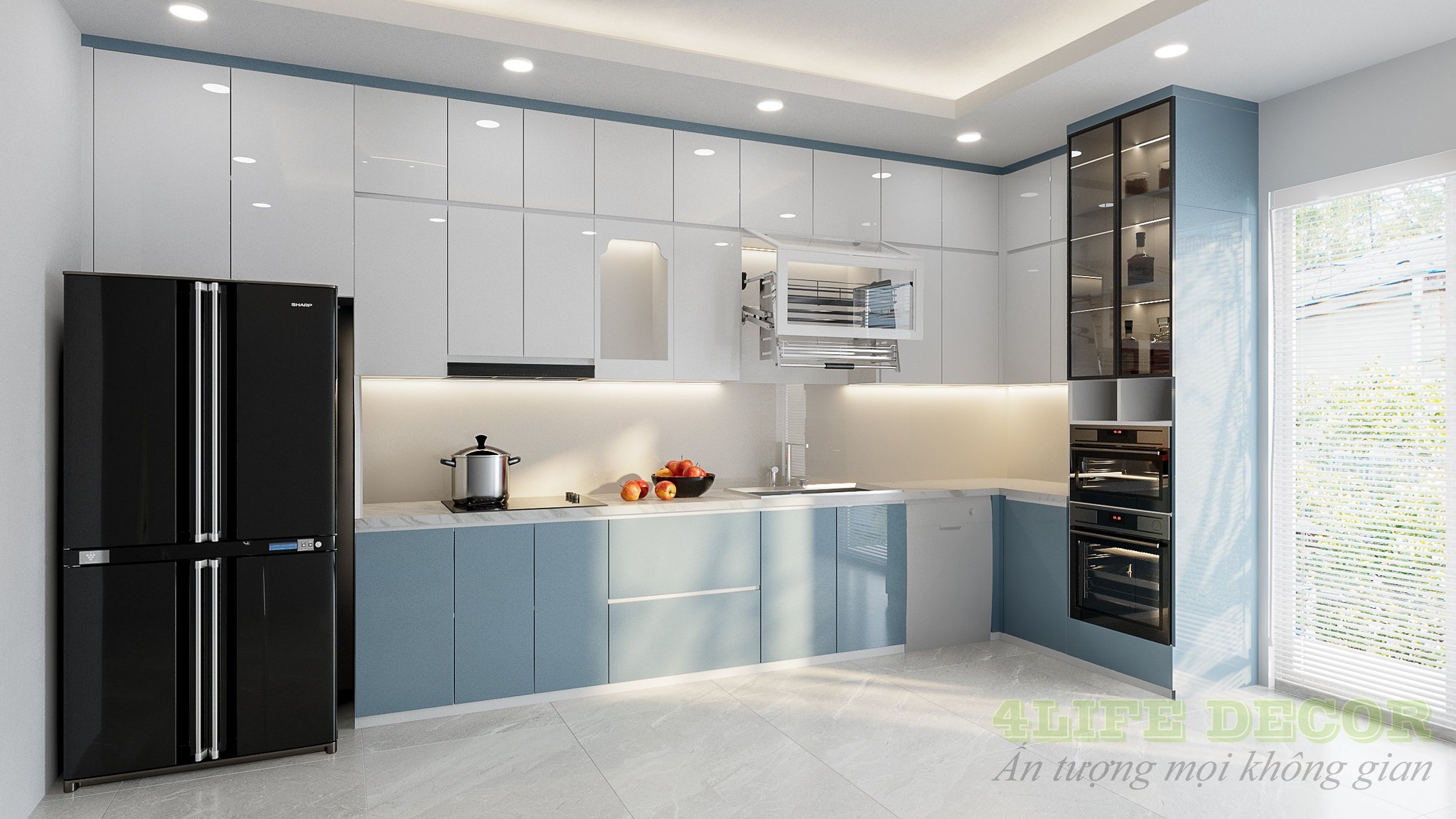 Xưởng sản xuất nội thất tủ bếp đẹp