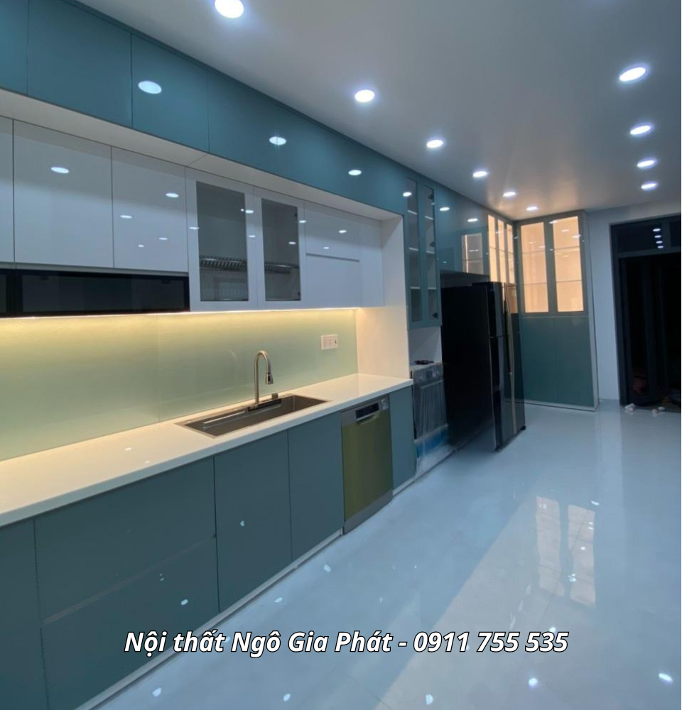 Nội thất tủ bếp acrylic