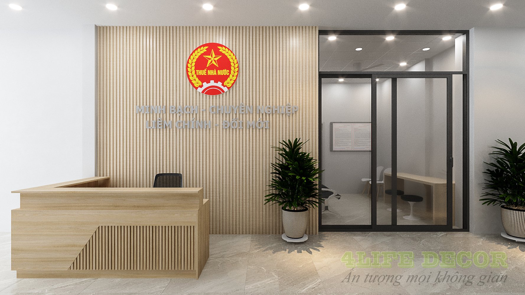 Gói Thầu Cung Cấp Và Lắp đặt Nội Thất Tại Chi Cục Thuế Quận Tân Bình