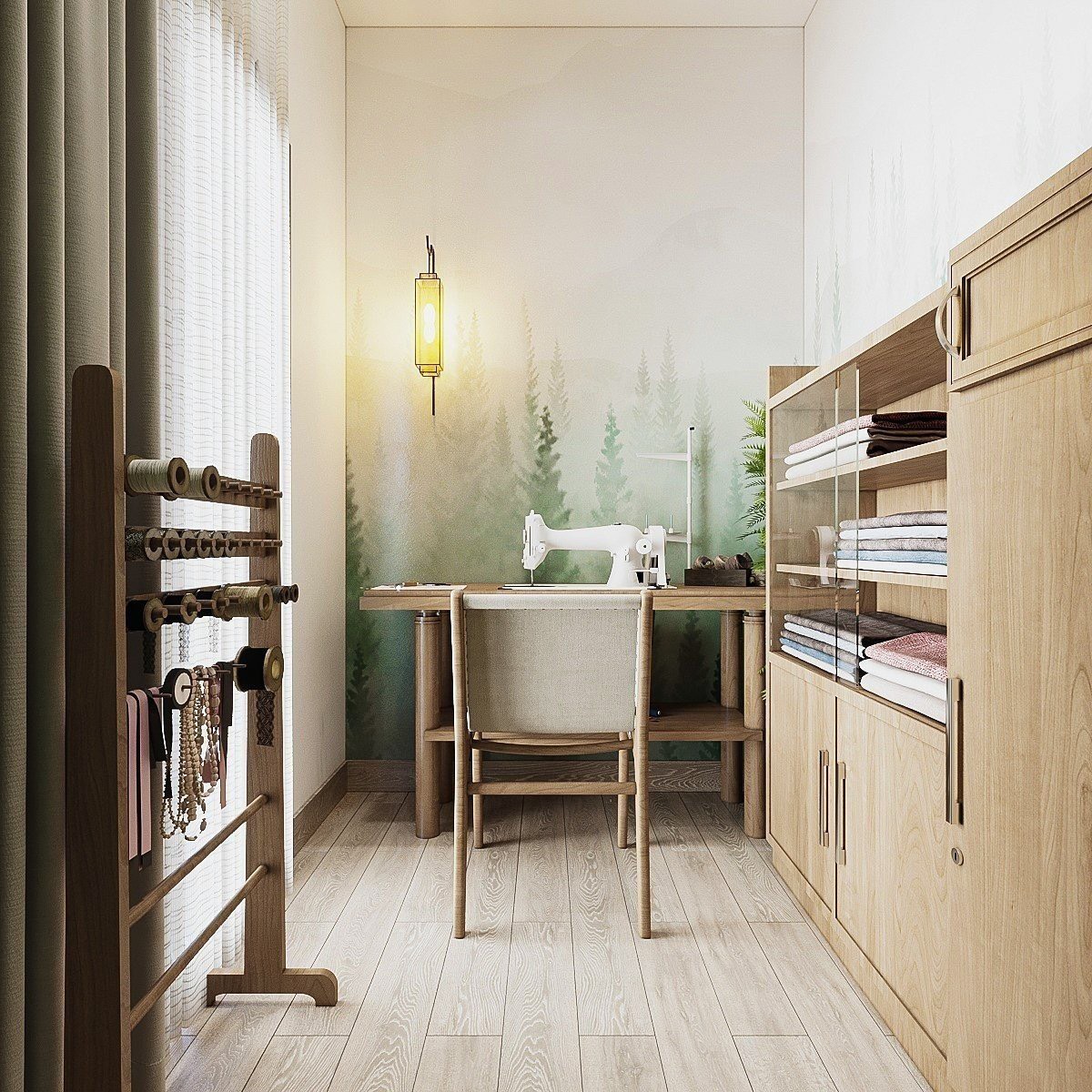 Thiết kế nội thất phòng máy may 02