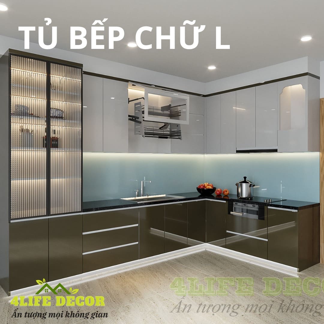 10+ Lý Do Bạn Nên Chọn Tủ Bếp Chữ L Cho Nhà Chung Cư hay Nhà Phố
