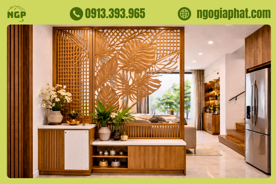30+ Mẫu Vách Ngăn CNC, Vách Nan Gỗ Đẹp, Giá Rẻ Xu Hướng 2026 3 Vách Ngăn CNC