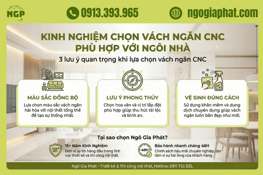 30+ Mẫu Vách Ngăn CNC, Vách Nan Gỗ Đẹp, Giá Rẻ Xu Hướng 2026 9 Vách Ngăn CNC