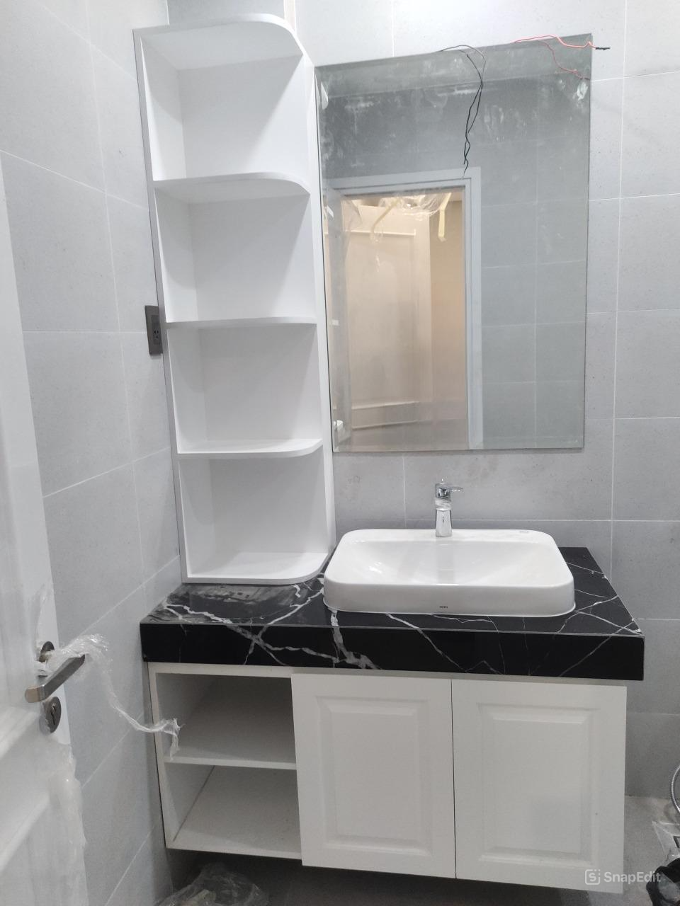 Tủ lavabo phòng tắm đơn giản