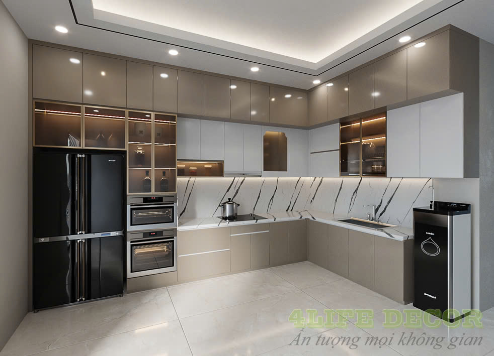 Tủ bếp đẹp với phong cách tối giản (Minimalist)