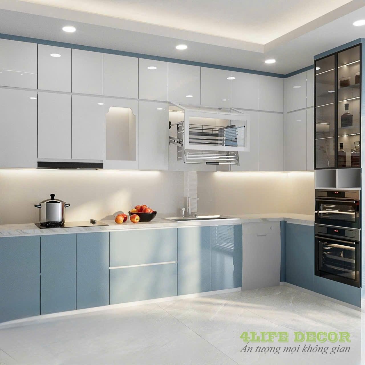 Thi Công Nội Thất Tại TP. HCM: Tủ Bếp Nhựa Sang Trọng 2025 4 Thi công nội thất tại TP. HCM - Tủ bếp nhựa phủ vật liệu cao cấp