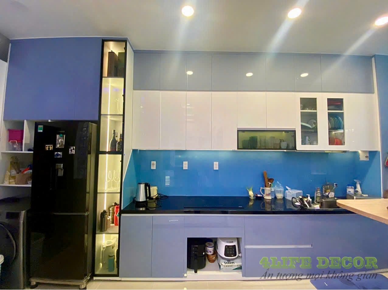 Thi Công Nội Thất Tại TP. HCM: Tủ Bếp Nhựa Sang Trọng 2025 3 Thi công nội thất tại TP. HCM - Tủ bếp nhựa đặc (nhựa WPB)