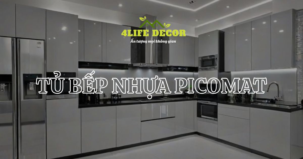 Tủ bếp nhựa Picomat